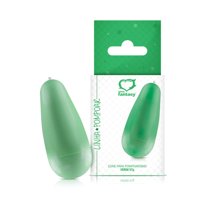 LINHA POMPOAR - CONE VAGINAL VERDE - 57G