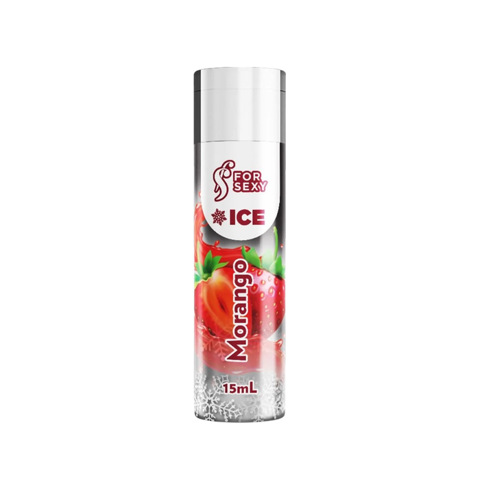GEL ICE BEIJÁVEL MORANGO - 15ML