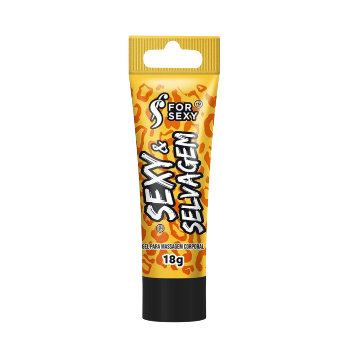 GEL EXCITANTE UNISSEX - SEXY E SELVAGEM - 18G