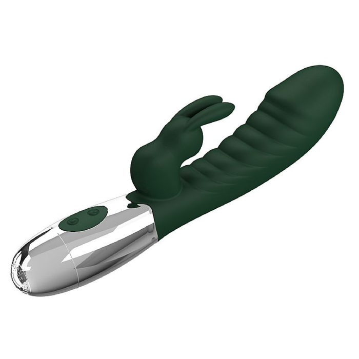 VIBRADOR DE PONTO G E CLITÓRIS COM 30 VIBRAÇÕES - NAUGHTY BUNNY