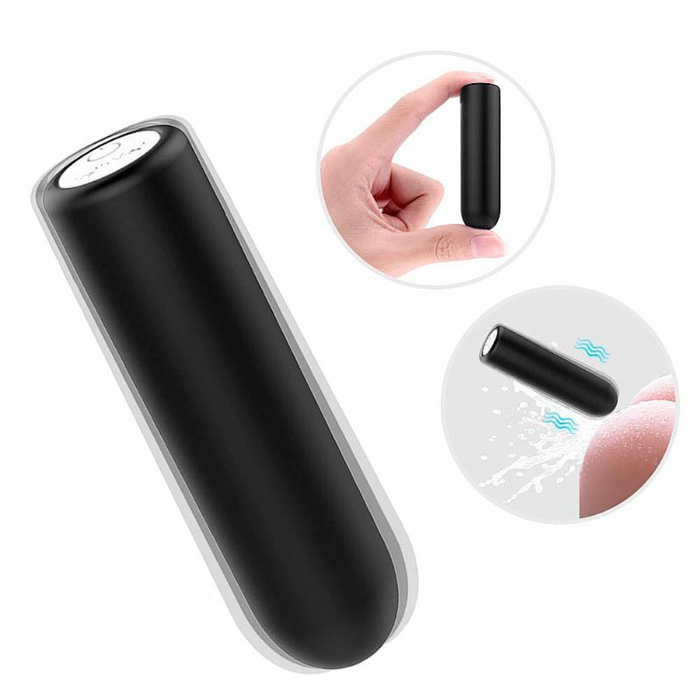 VIBRADOR MASSAGEADOR BULLET COM CONTROLE - SEED
