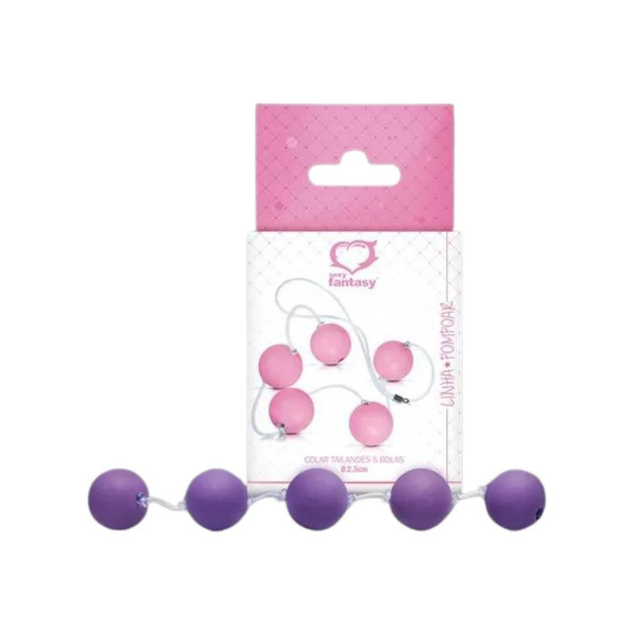 COLAR TAILANDÊS COM 5 BOLAS PARA POMPOARISMO - TAMANHO M