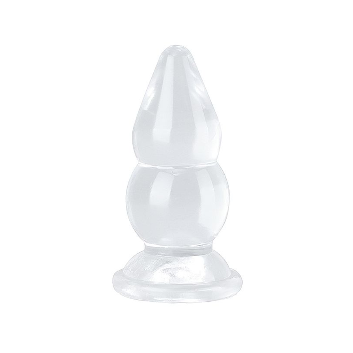 PLUG ANAL EM SILICONE - ESCALONADO - 16,0 X 10,0 CM