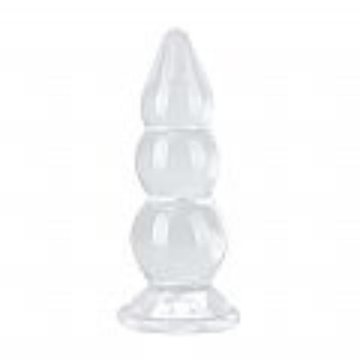 PLUG ANAL EM SILICONE - ESCALONADO - 22,0 X 10,0 CM