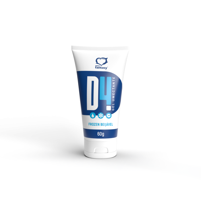 LUBRIFICANTE A BASE D'ÁGUA BEIJÁVEL - D4 FROZEN - 60g