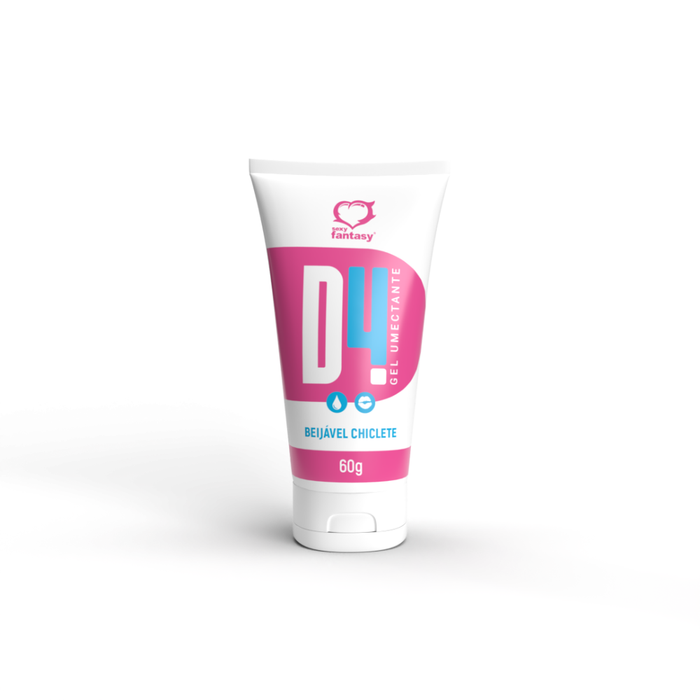 LUBRIFICANTE A BASE D'ÁGUA BEIJÁVEL - D4 CHICLETE - 60g