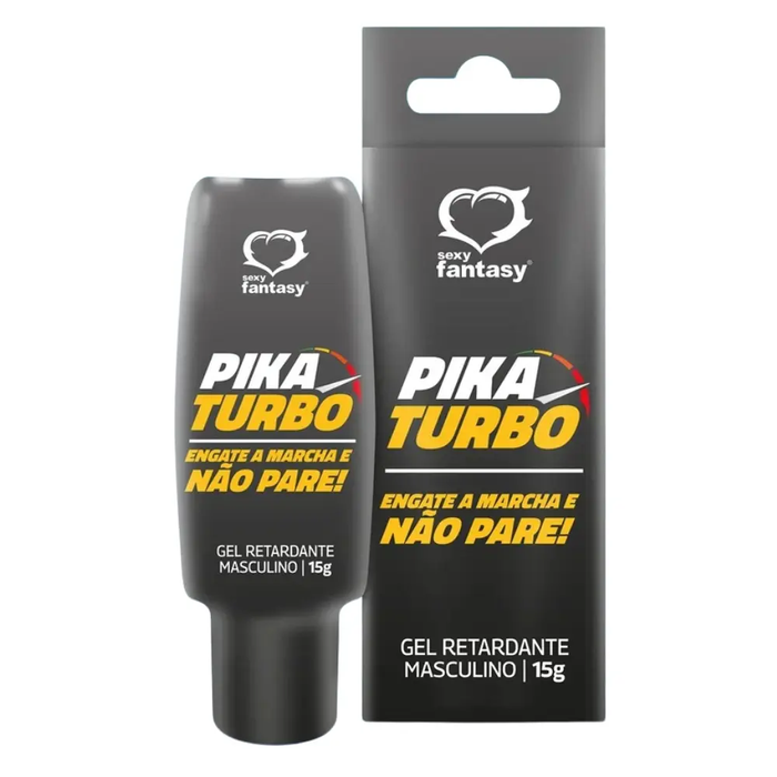 GEL RETARDANTE MASCULINO - PIKA TURBO - 15G