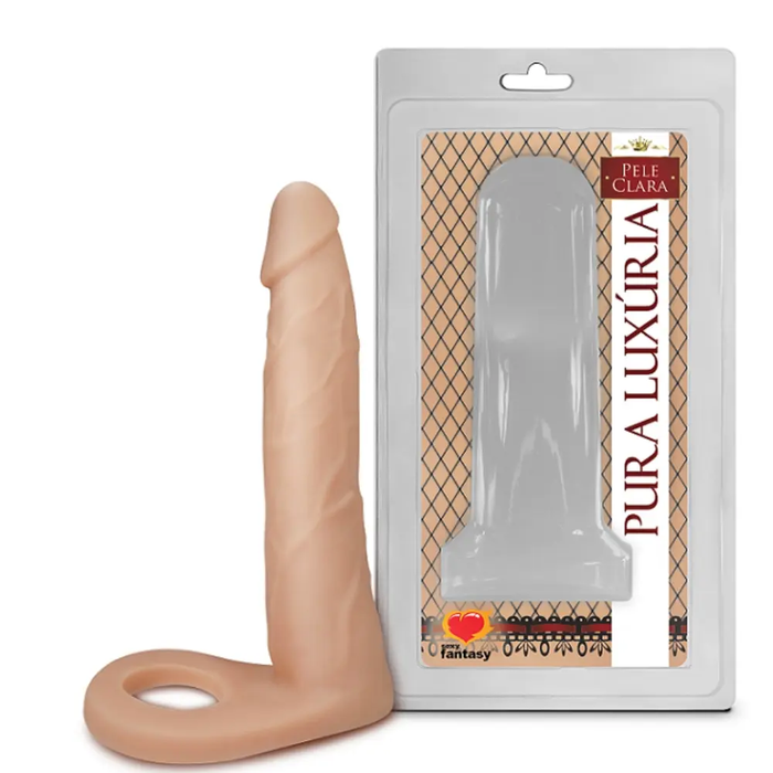 Pênis Realístico com Anel Companheiro - 15cm X 3,2cm Sexy Fantasy