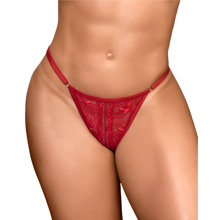 CALCINHA ELASTICO CINTIA - VERMELHO - YAFFA