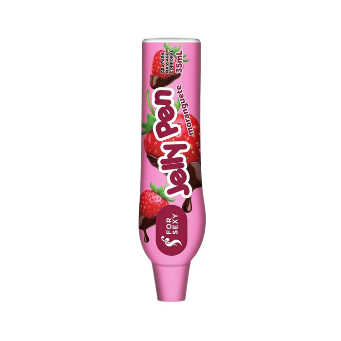 CANETA COMESTÍVEL MORANGUETE - JELLY PEN - 35 ML