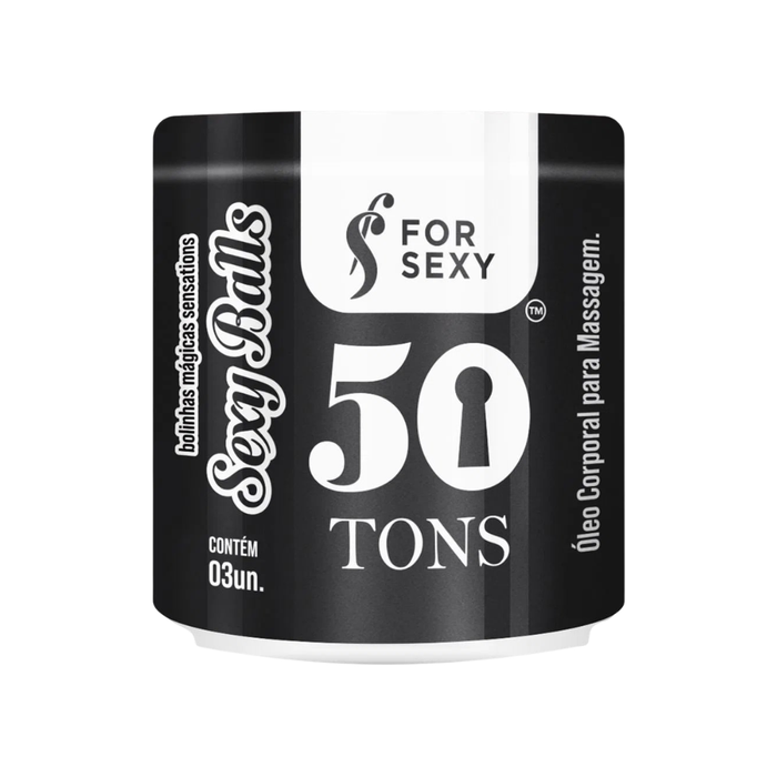 CÁPSULAS FUNCIONAIS - SEXY BALLS 50 TONS - 03 UN