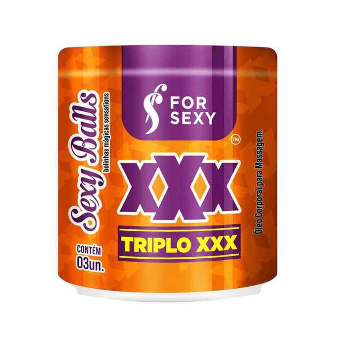 CÁPSULAS FUNCIONAIS - SEXY BALLS TRIPLO XXX - 03 UN