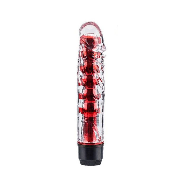 VIBRADOR PERSONAL COM CAPA TEXTURIZADA - VERMELHO