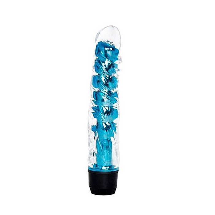 VIBRADOR PERSONAL COM CAPA TEXTURIZADA - AZUL