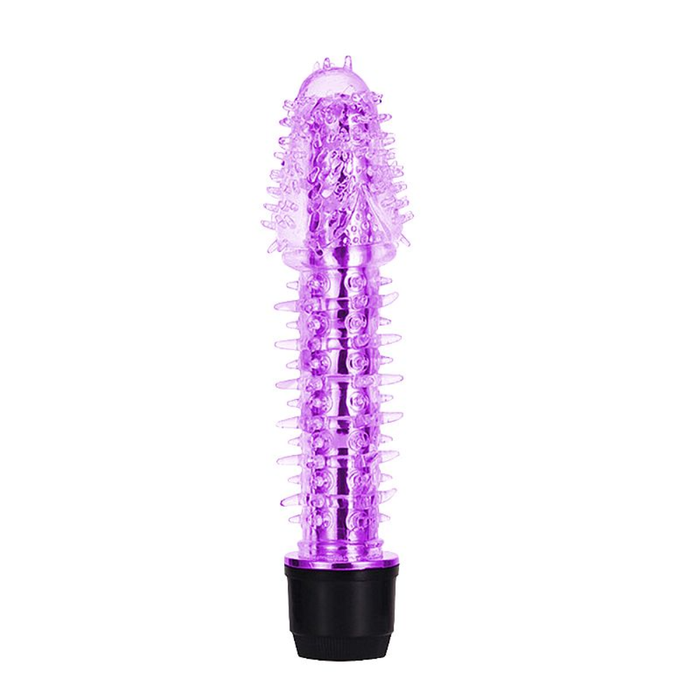 VIBRADOR PERSONAL COM CAPA TEXTURIZADA - ROXO