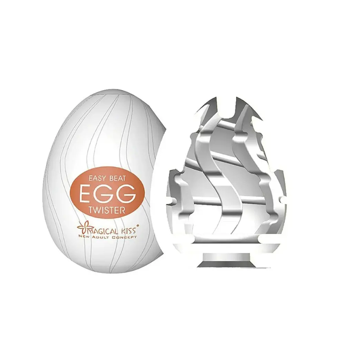 Masturbador Egg - Twister Laranja