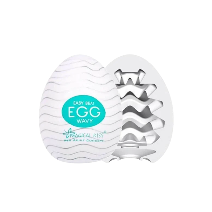 MASTURBADOR EGG - WAVY AZUL