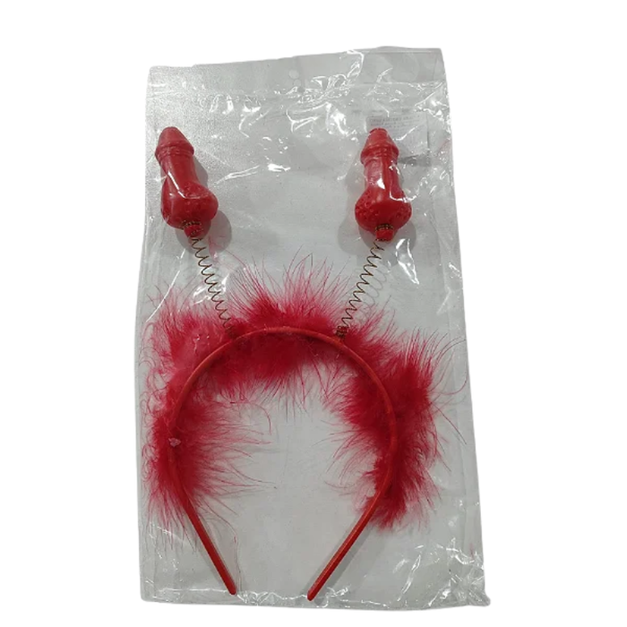 TIARA ERÓTICA LUXO - VERMELHO