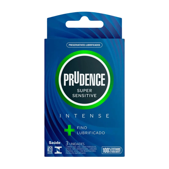 PRESERVATIVO SUPER SENSITIVE INTENSE C/3 - PRUDENCE