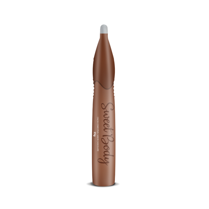 CANETA COMESTIVEL SWEET BODY CHOCOLATE 25G