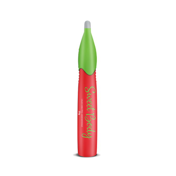 CANETA COMESTIVEL SWEET BODY MORANGO 25G