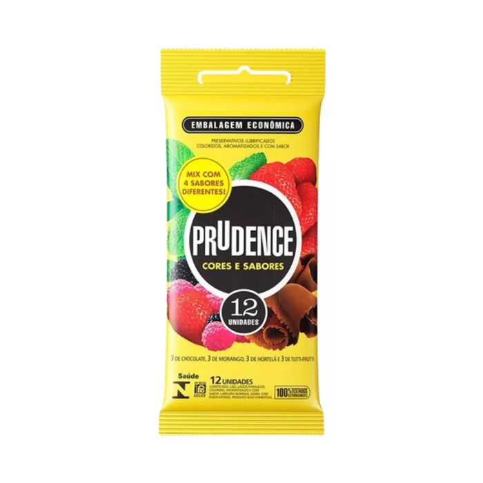 PRESERVATIVO CORES E SABORES C/12 - PRUDENCE