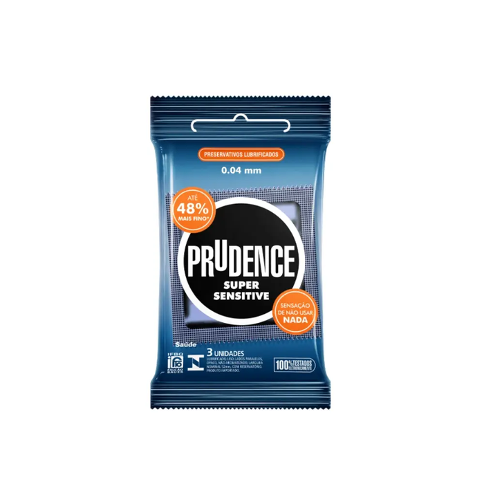 PRESERVATIVO SUPER SENSITIVE C/3 - PRUDENCE