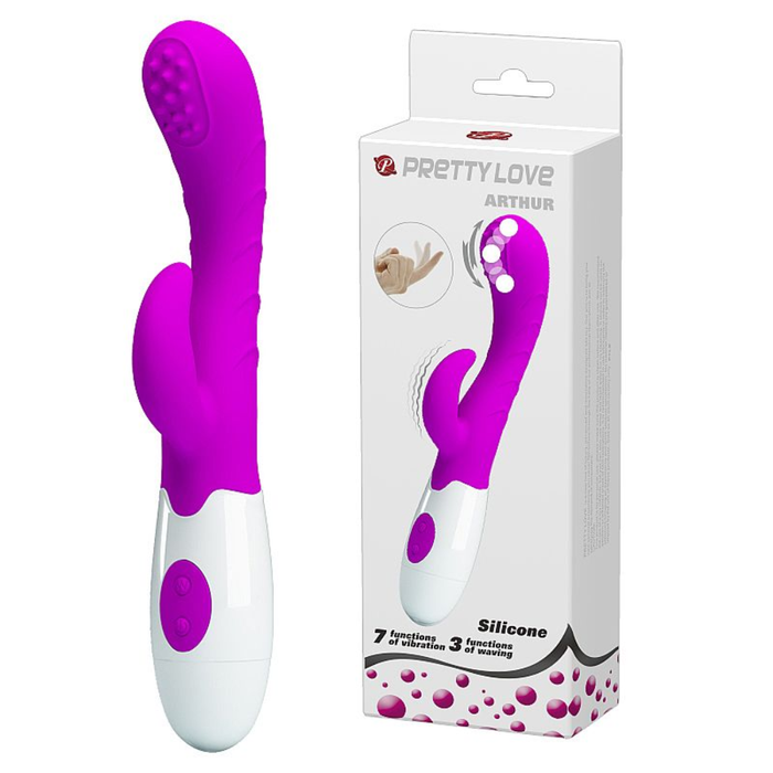 VIBRADOR DE PONTO G E CLITÓRIS - ARTHUR PRETTY LOVE