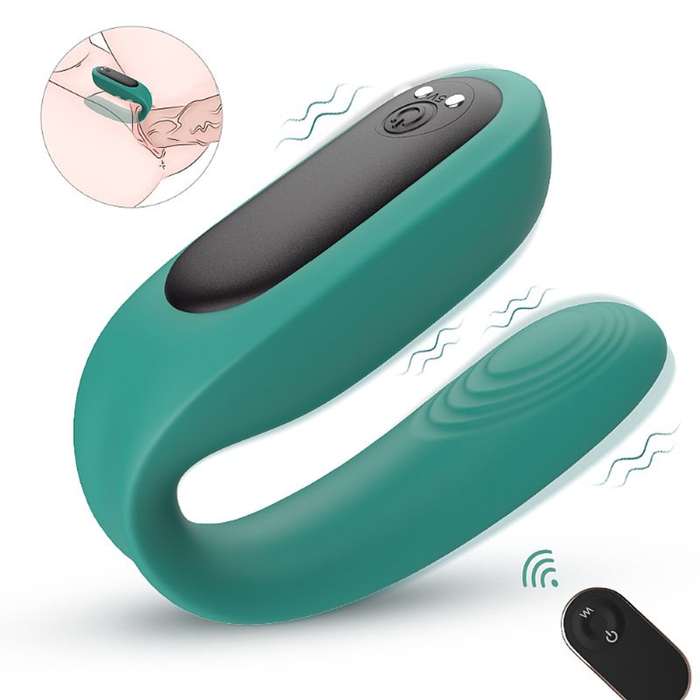 VIBRADOR DE CASAL COM CONTROLE REMOTO - BAUD