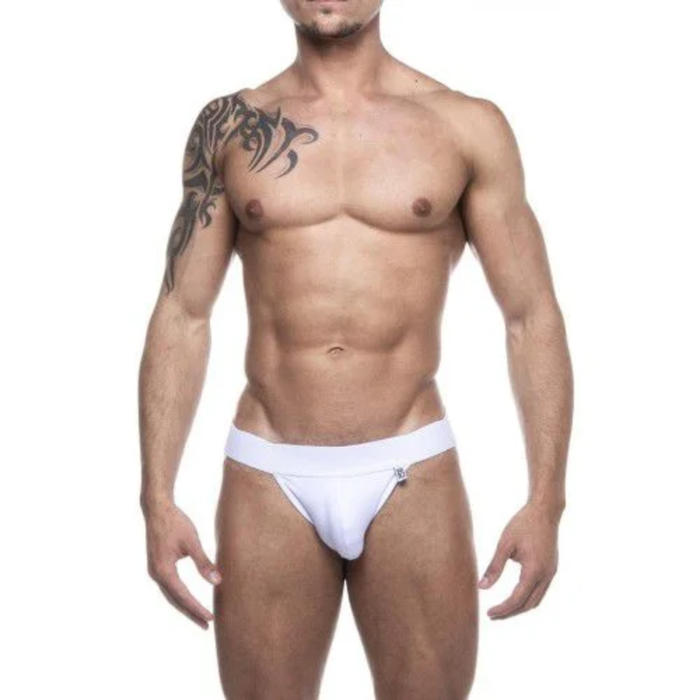 CUECA JOCK EM SUPLEX BRANCO