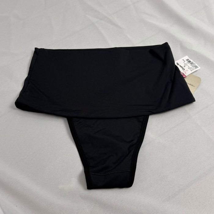 CALCINHA PALA DISFARÇA BARRIGA - PRETO - TAM G