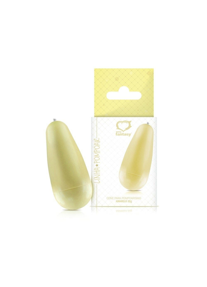 CONE POMPOAR PESINHO AMARELO 32G SEXY FANTASY