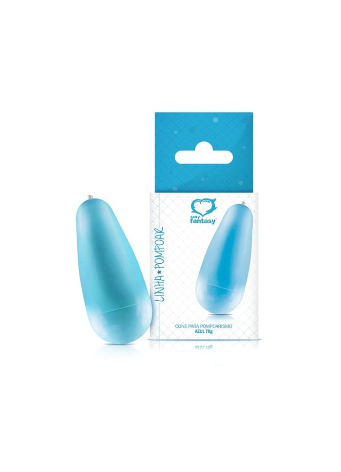 CONE POMPOAR PESINHO AZUL 70G SEXY FANTASY