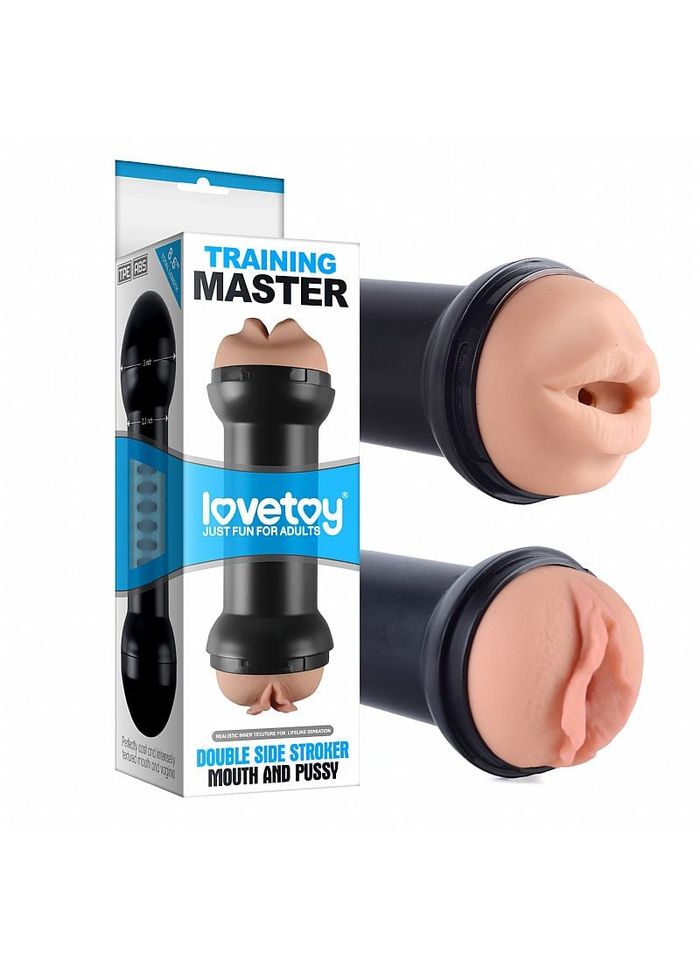 Masturbador Lanterna Boca e Vagina em Cyberskin 