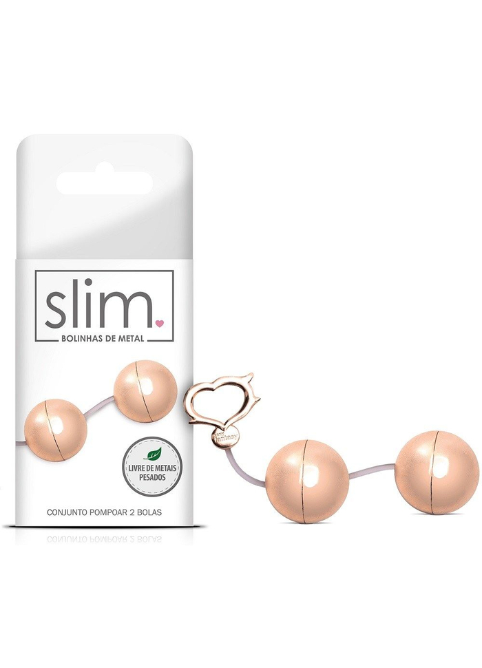 Conjunto Pompoar Metal 3,4cm Linha Slim
