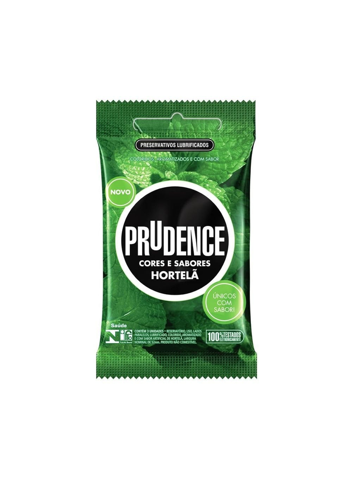 PRESERVATIVO Hortelã PRUDENCE 3 UNIDADES