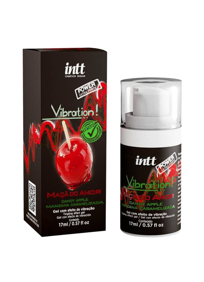 Vibration Gel Excitante Que Vibra Maçã do Amor Intt