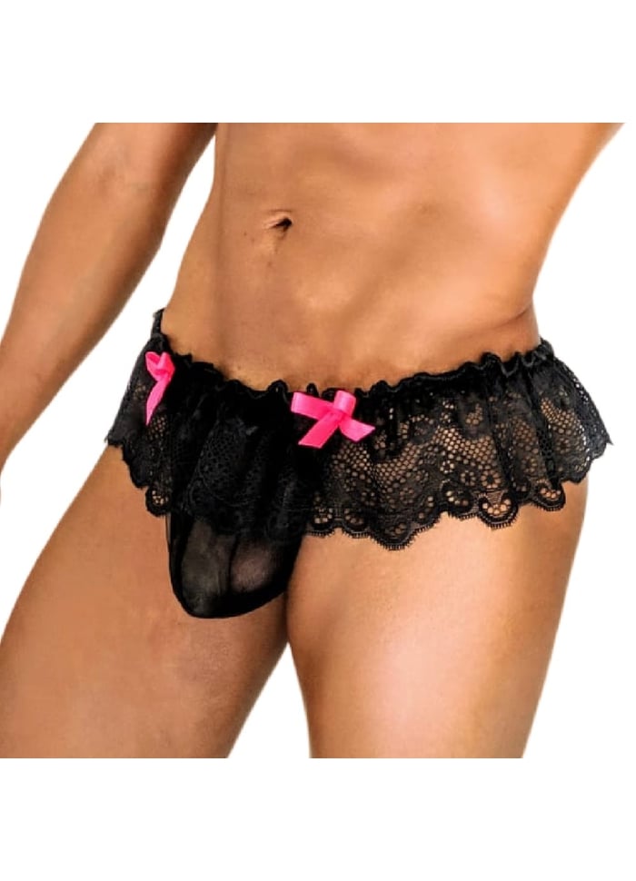 Calcinha Masculina de Renda 