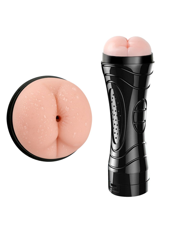 Masturbador Masculino Lanterna formato de ânus com vibração
