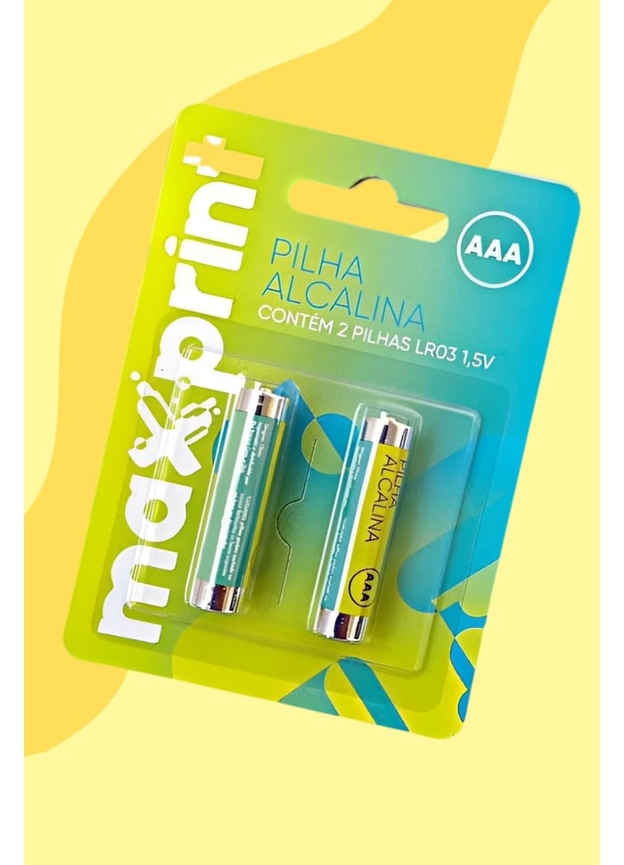 PILHA ALCALINA MAXPRINT AAA