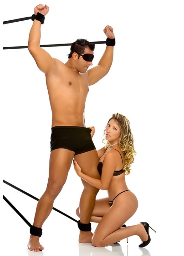 Kit com 4 Amarras para Prender na Porta Fetiche Play Girl