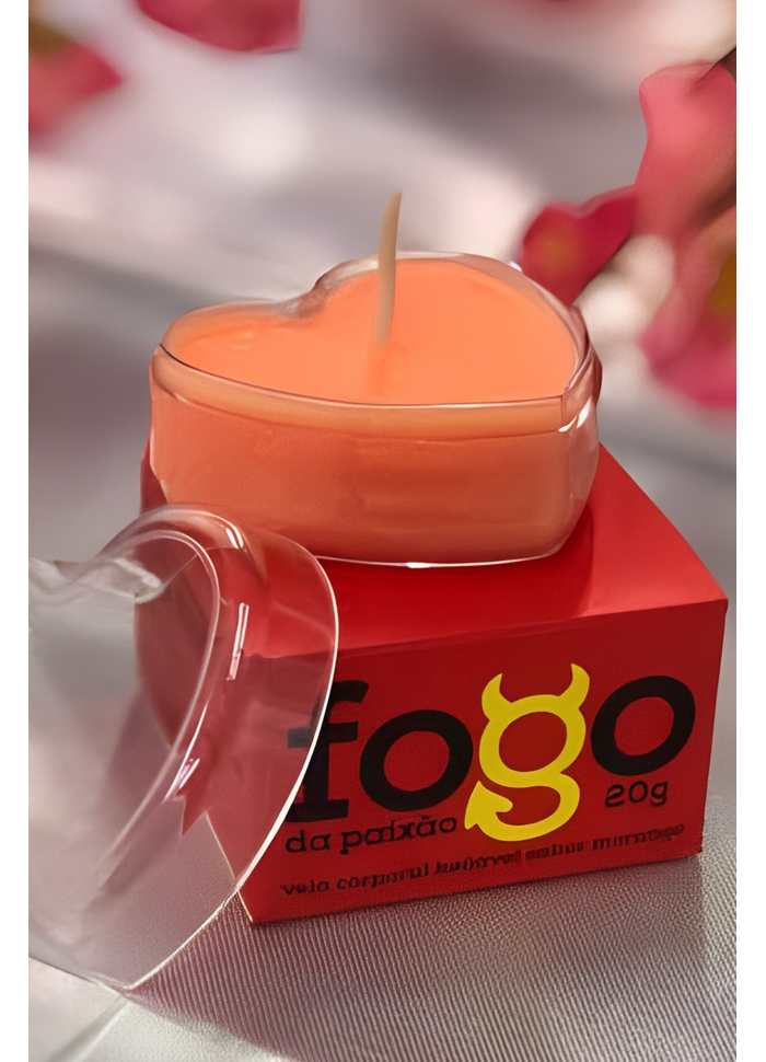 FOGO DA PAIXÃO VELA CORPORAL BEIJÁVEL 20G SEXY FANTASY