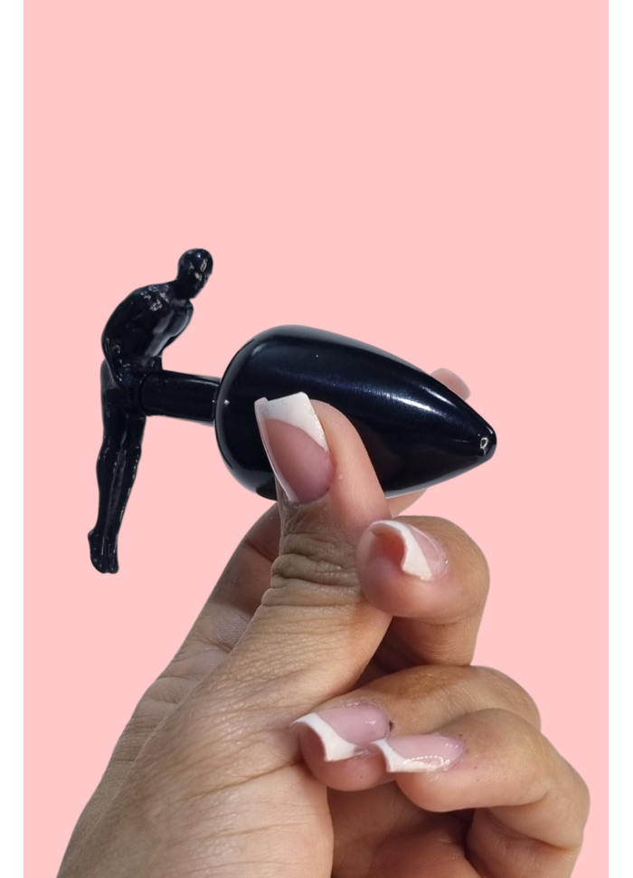 PLUG ANAL MAN EM METAL BLACK SEXY FANTASY