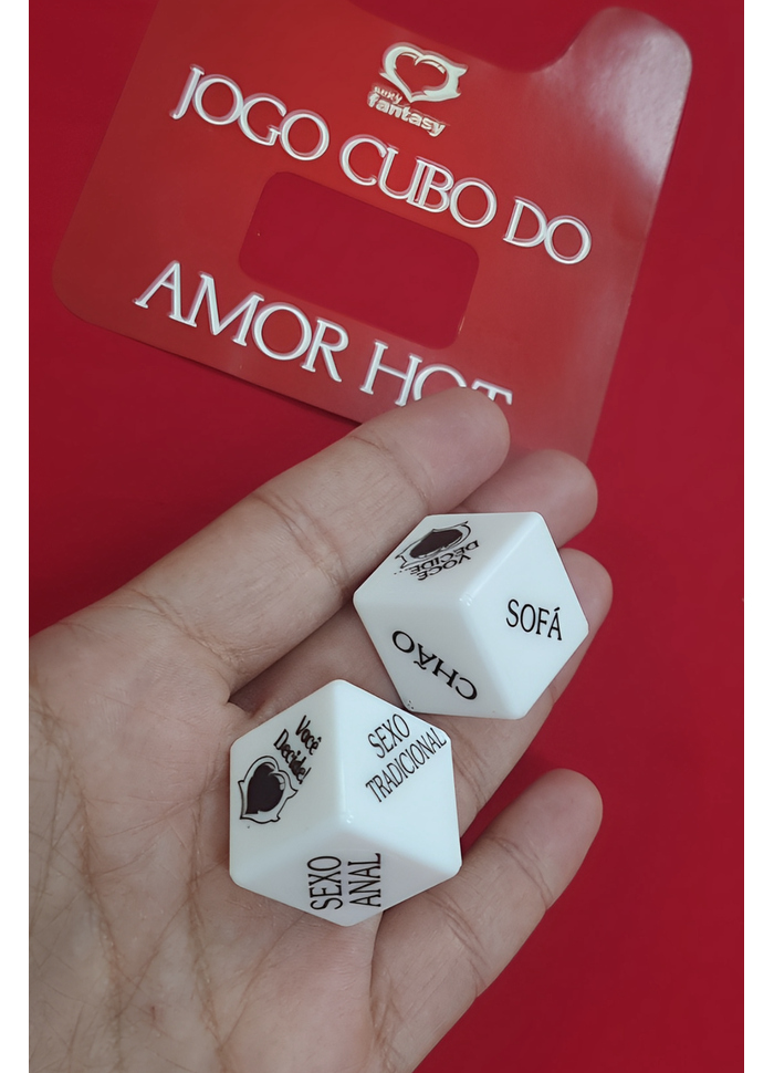 Jogo de dadinho erótico Cubo do Amor Hot 