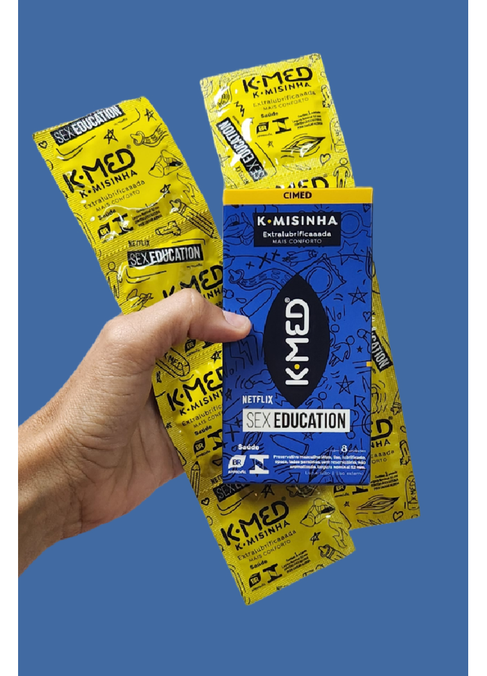 K-misinha com 8 und extra lubrificadas K-med