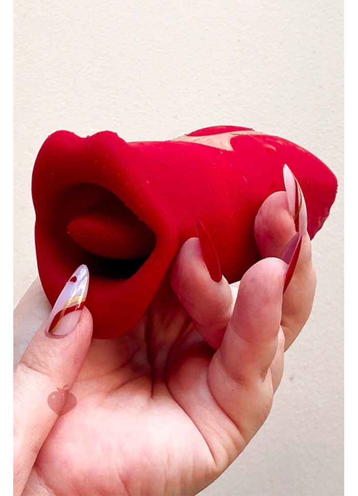 Vibrador Simulador de Sexo Oral com vai e vem Kiss
