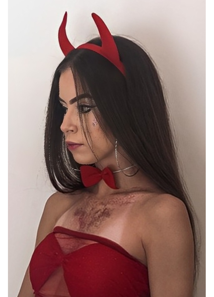Kit Diabinha com Tiara, Gravata e Rabinho