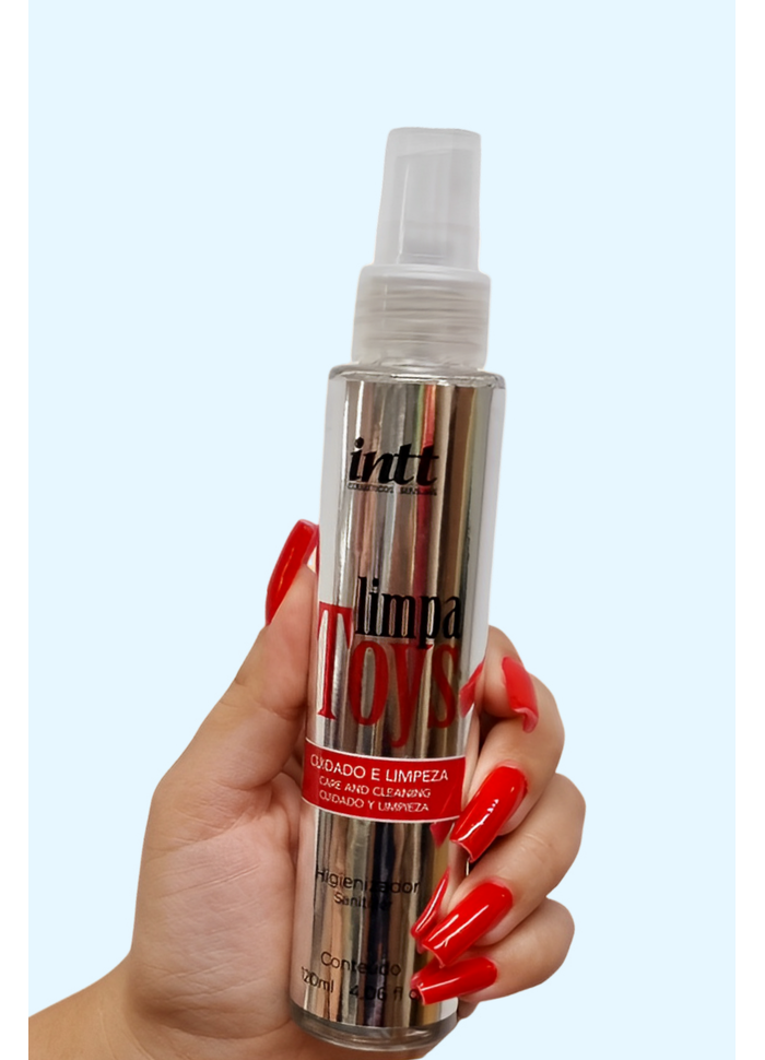 Higienizador de Produtos íntimos 120ml Limpa Toys Intt