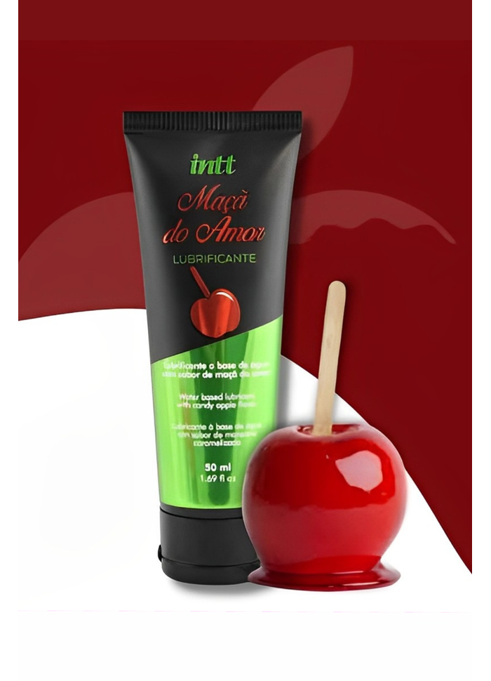 LUBRIFICANTE MAÇA DO AMOR BEIJÁVEL 50ML INTT 