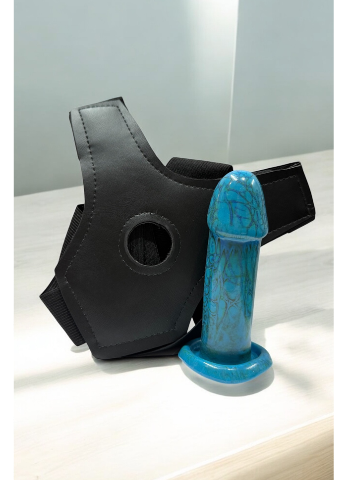 Strap-on Dildo 12 x 3,3cm + Cinta 2 em 1 Ltoys
